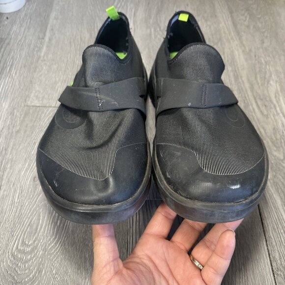 Oofos OOmg eeZee Low Mens 11 Shoes Slip On Sneaker Recovery Black Gym main image 6